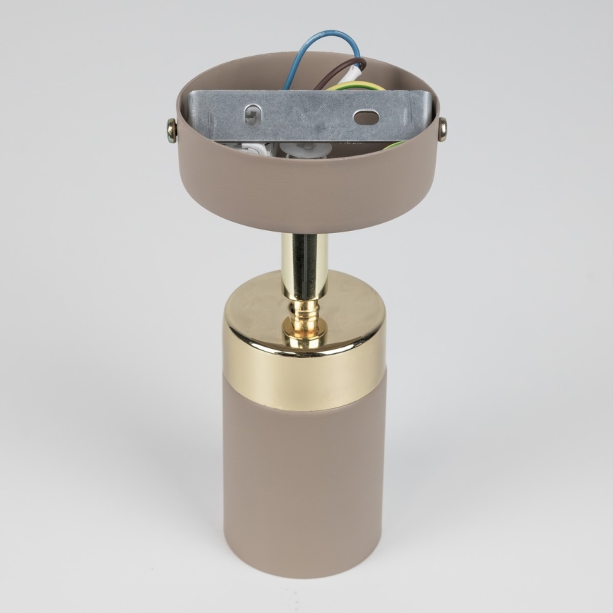 Brilagi - Kinkiet punktowy POKER 1xGU10/25W/230V beżowy/złoty