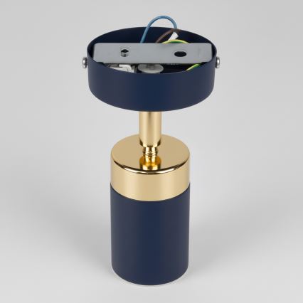 Brilagi - Kinkiet punktowy POKER 1xGU10/25W/230V niebieski/złoty