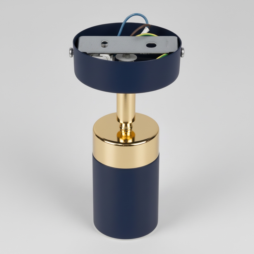 Brilagi - Kinkiet punktowy POKER 1xGU10/25W/230V niebieski/złoty