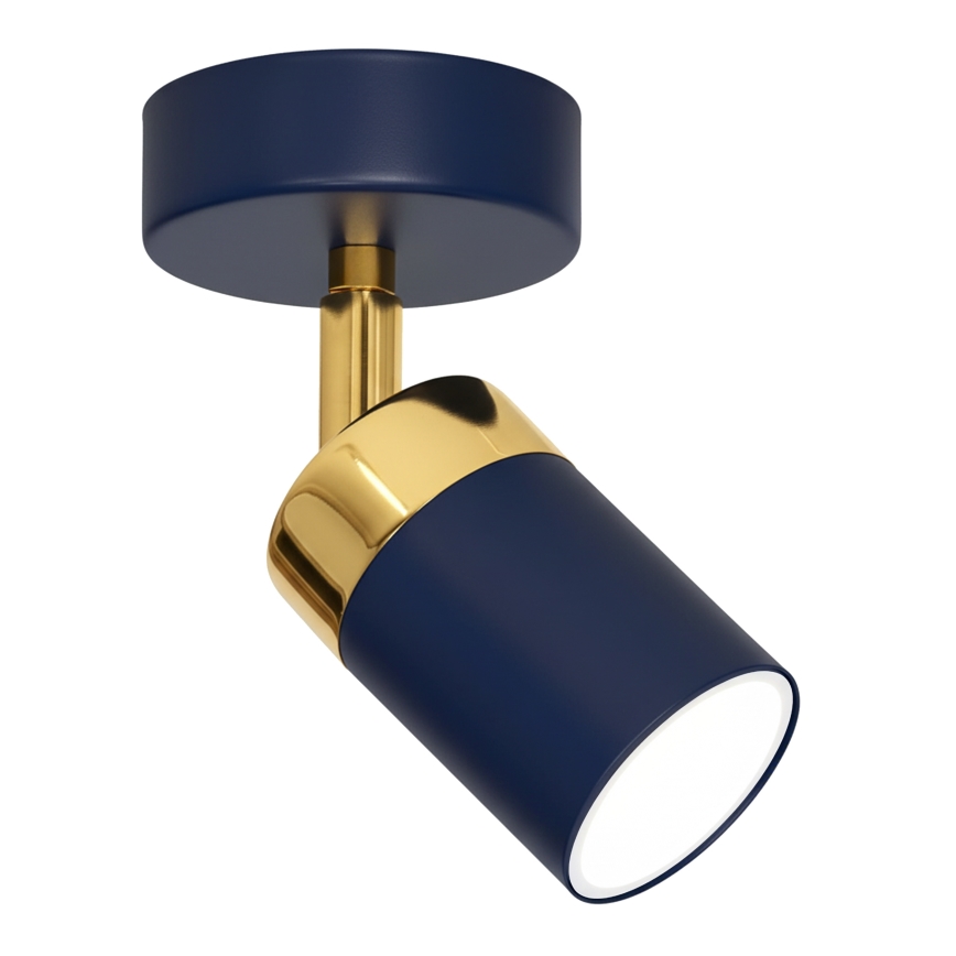 Brilagi - Kinkiet punktowy POKER 1xGU10/25W/230V niebieski/złoty