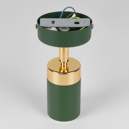 Brilagi - Kinkiet punktowy POKER 1xGU10/25W/230V zielony/złoty