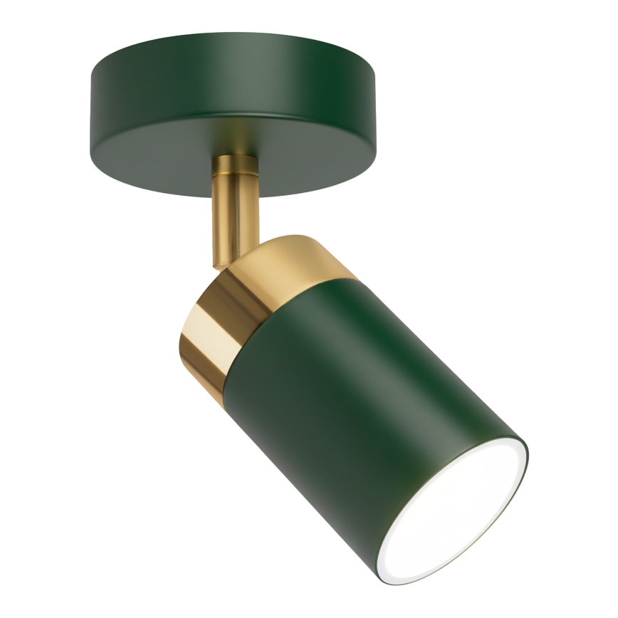 Brilagi - Kinkiet punktowy POKER 1xGU10/25W/230V zielony/złoty