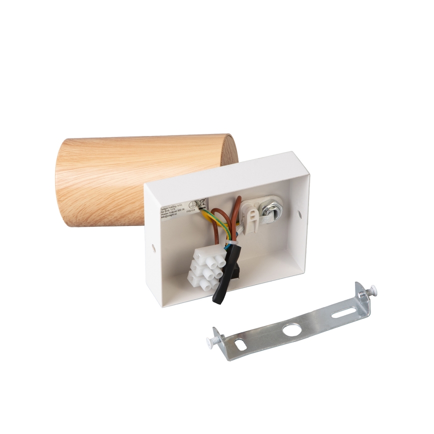 Brilagi - Kinkiet punktowy SELE 1xGU10/30W/230V biały/dekor dębu