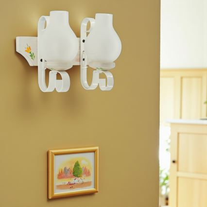 Brilagi - Kinkiet QUEEN 2xE14/40W/230V buk/kremowy