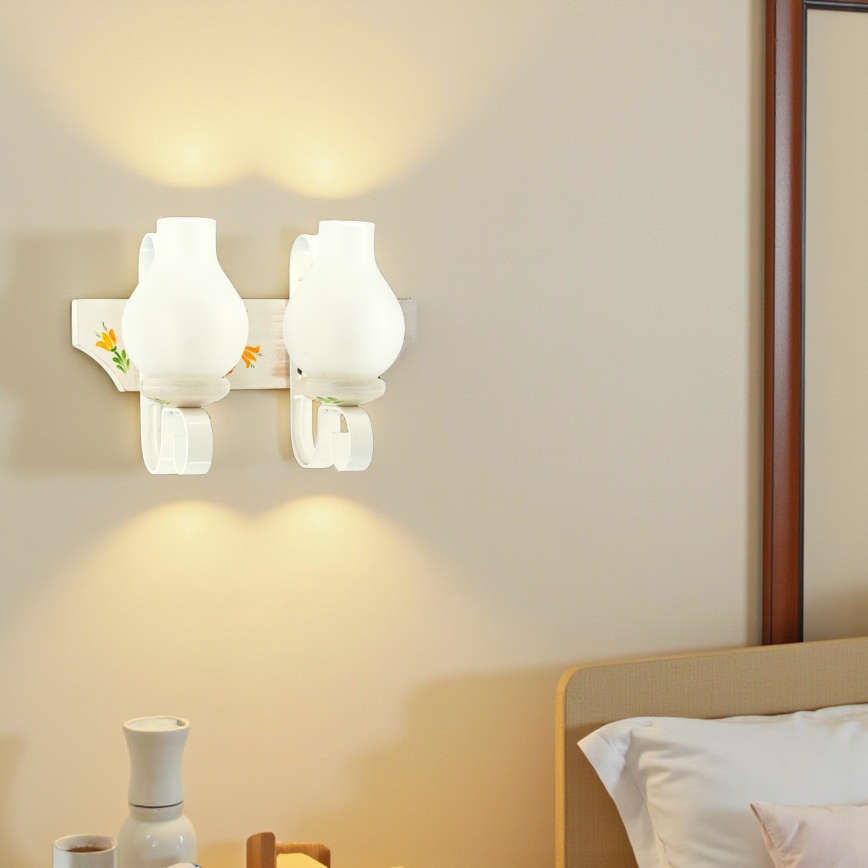 Brilagi - Kinkiet QUEEN 2xE14/40W/230V buk/kremowy