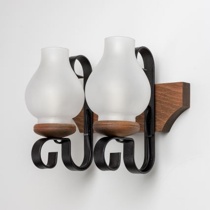 Brilagi - Kinkiet QUEEN 2xE14/40W/230V buk/orzech