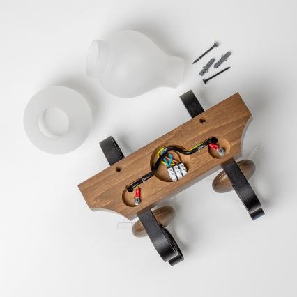 Brilagi - Kinkiet QUEEN 2xE14/40W/230V buk/orzech