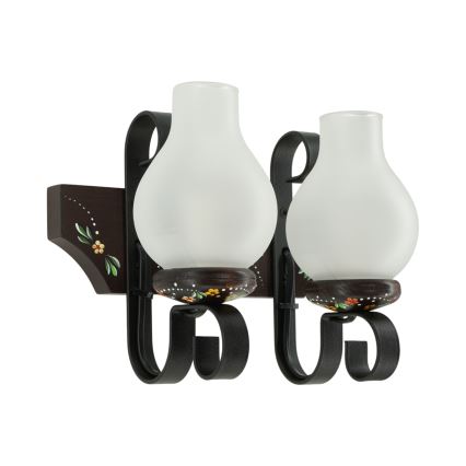 Brilagi - Kinkiet QUEEN 2xE14/40W/230V buk/wenge