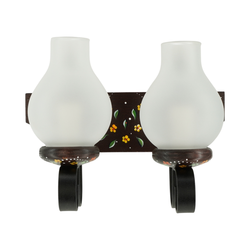 Brilagi - Kinkiet QUEEN 2xE14/40W/230V buk/wenge