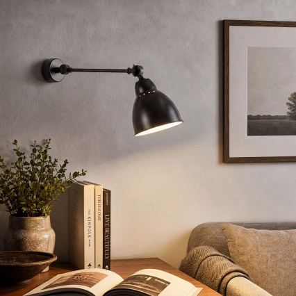 BRILAGI - Kinkiet QUILL 1xE27/40W/230V 40 cm czarny