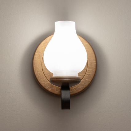 Brilagi - Kinkiet ROATA APLICA 1xE14/40W/230V buk/orzech