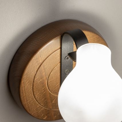 Brilagi - Kinkiet ROATA APLICA 1xE14/40W/230V buk/orzech