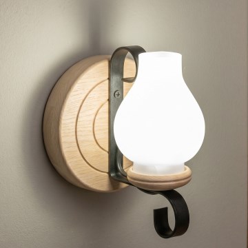 Brilagi - Kinkiet ROATA APLICA 1xE14/40W/230V dąb