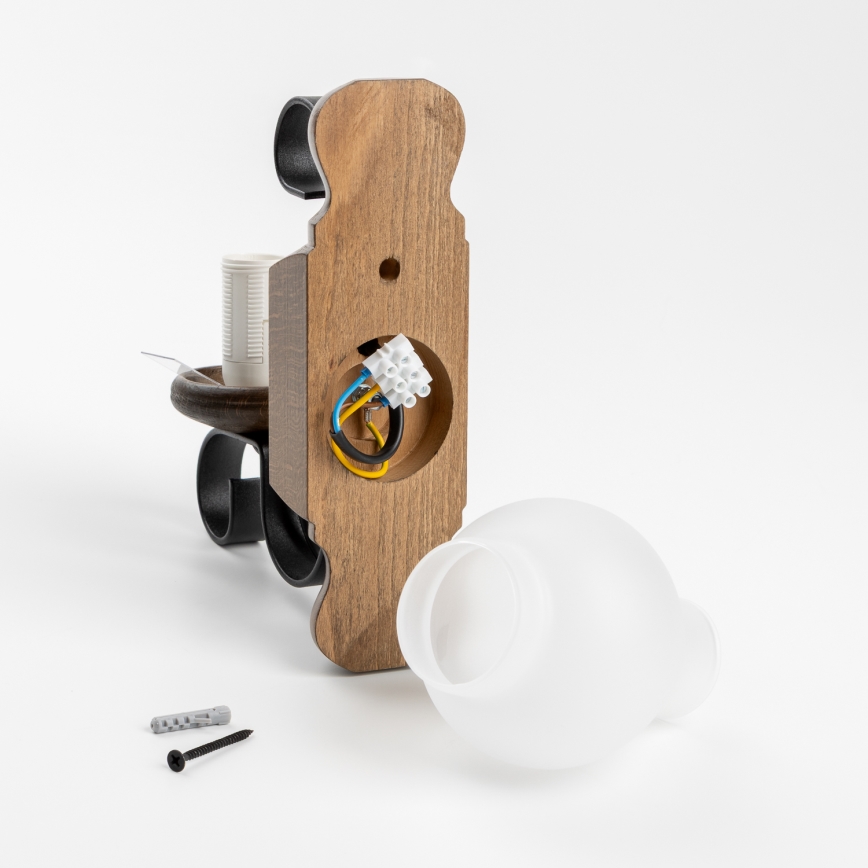 Brilagi - Kinkiet RUSTIC 1xE14/40W/230V buk/orzech