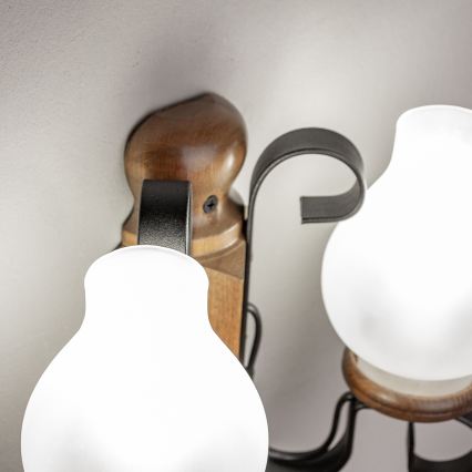 Brilagi - Kinkiet RUSTIC 2xE14/40W/230V buk/orzech