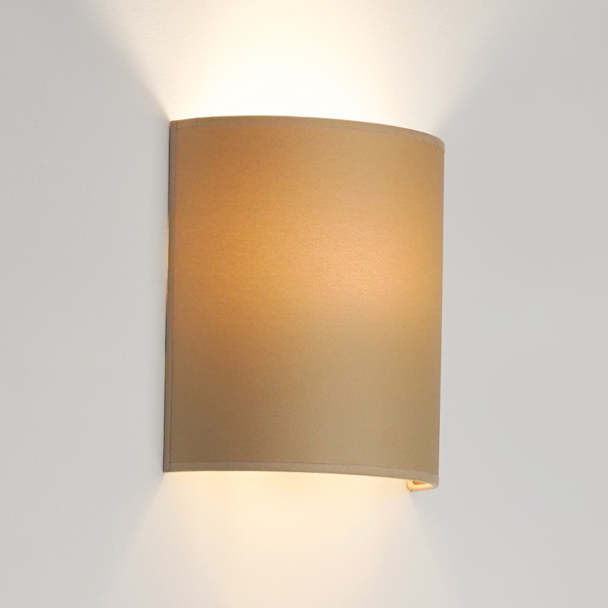 Brilagi - Kinkiet SEMI 1xE27/15W/230V śr. 20 cm beżowy