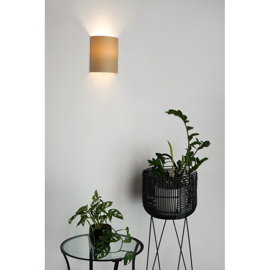 Brilagi - Kinkiet SEMI 1xE27/15W/230V śr. 20 cm beżowy