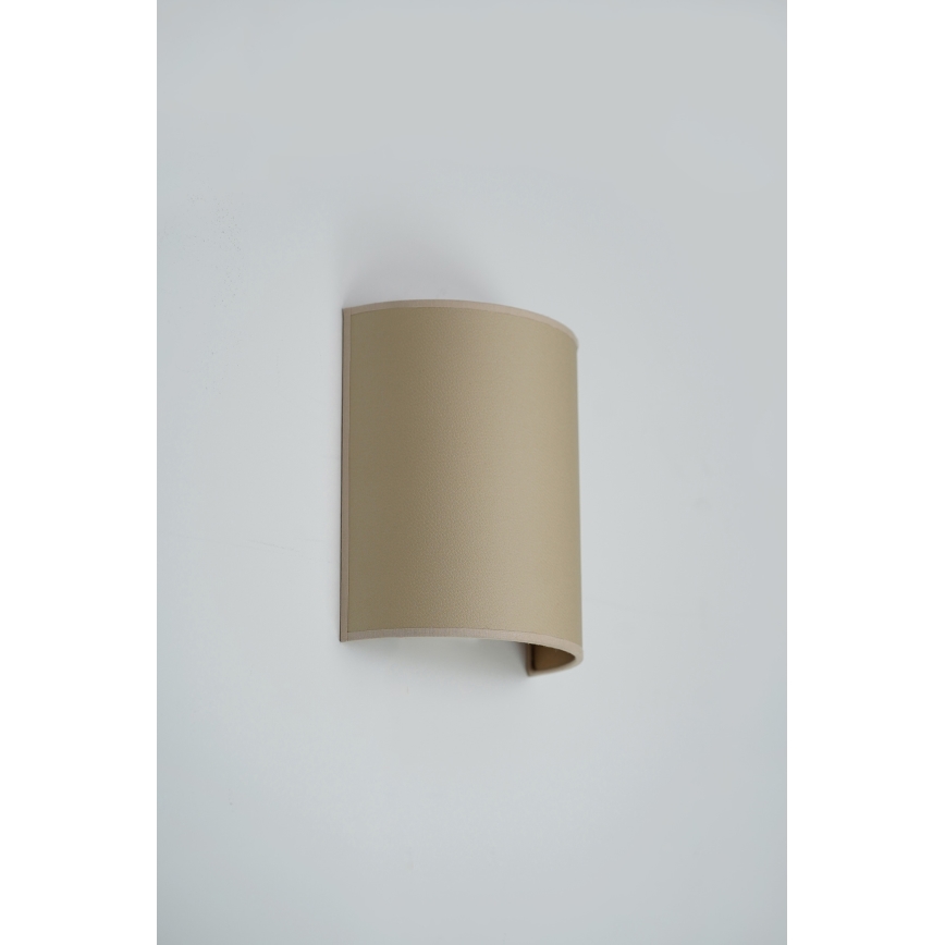 Brilagi - Kinkiet SEMI 1xE27/15W/230V śr. 20 cm beżowy