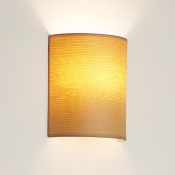 Brilagi - Kinkiet SEMI 1xE27/15W/230V śr. 20 cm beżowy