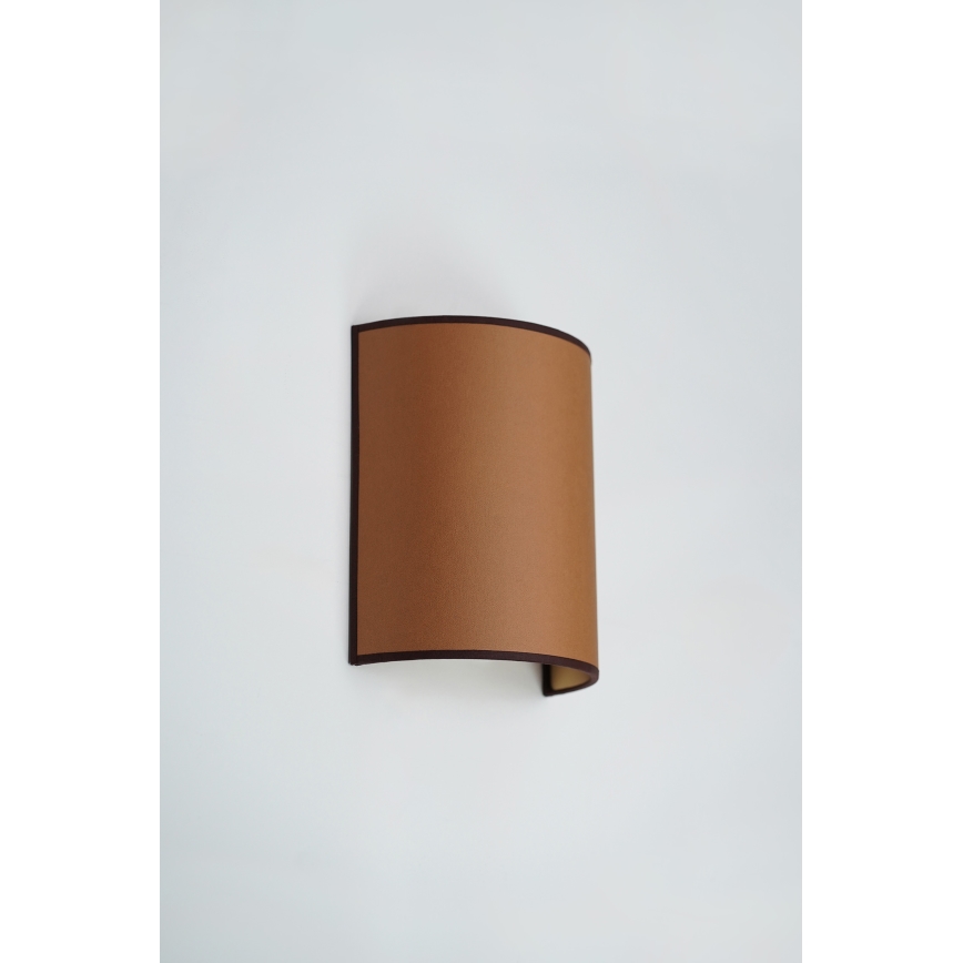 Brilagi - Kinkiet SEMI 1xE27/15W/230V śr. 20 cm brązowy