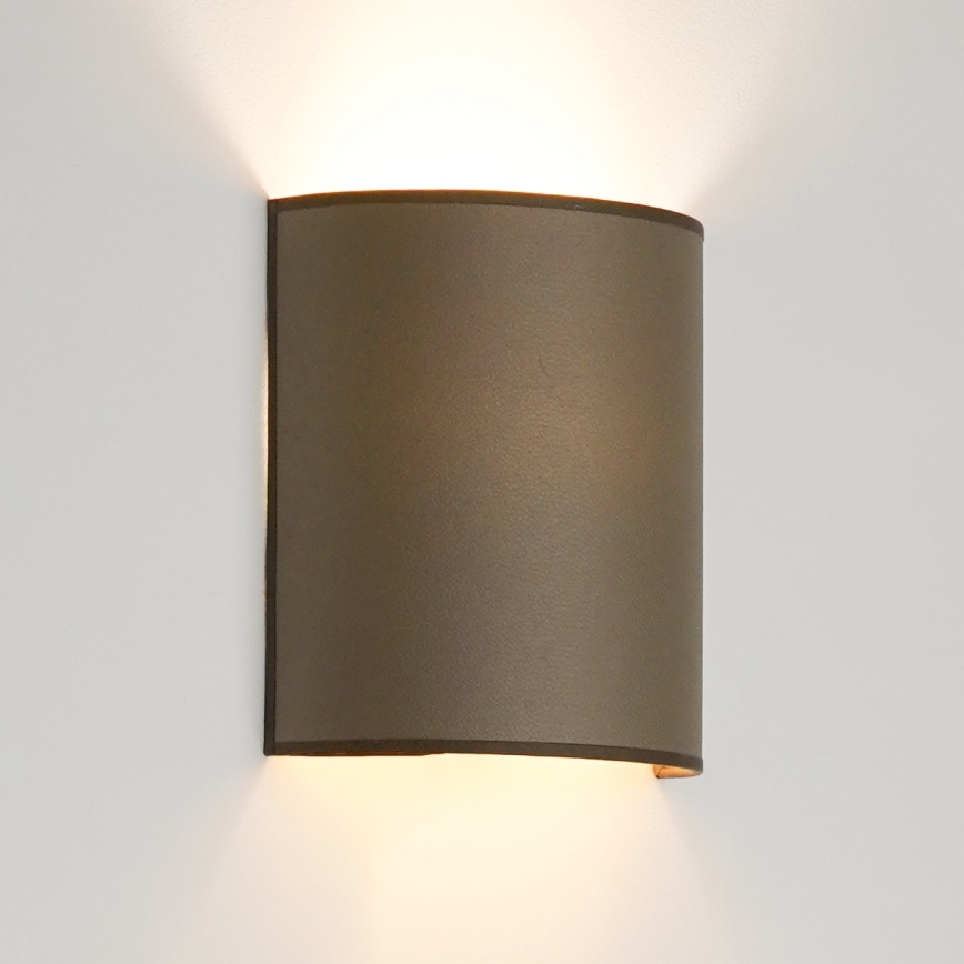 Brilagi - Kinkiet SEMI 1xE27/15W/230V śr. 20 cm brązowy