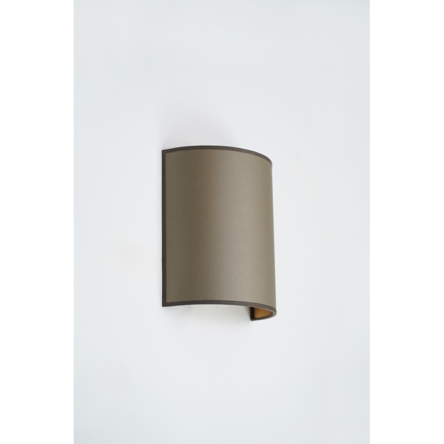 Brilagi - Kinkiet SEMI 1xE27/15W/230V śr. 20 cm brązowy