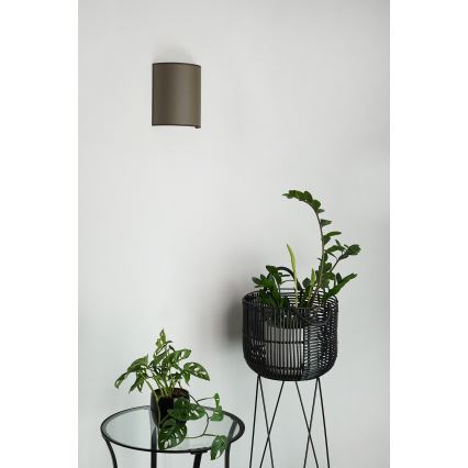 Brilagi - Kinkiet SEMI 1xE27/15W/230V śr. 20 cm brązowy