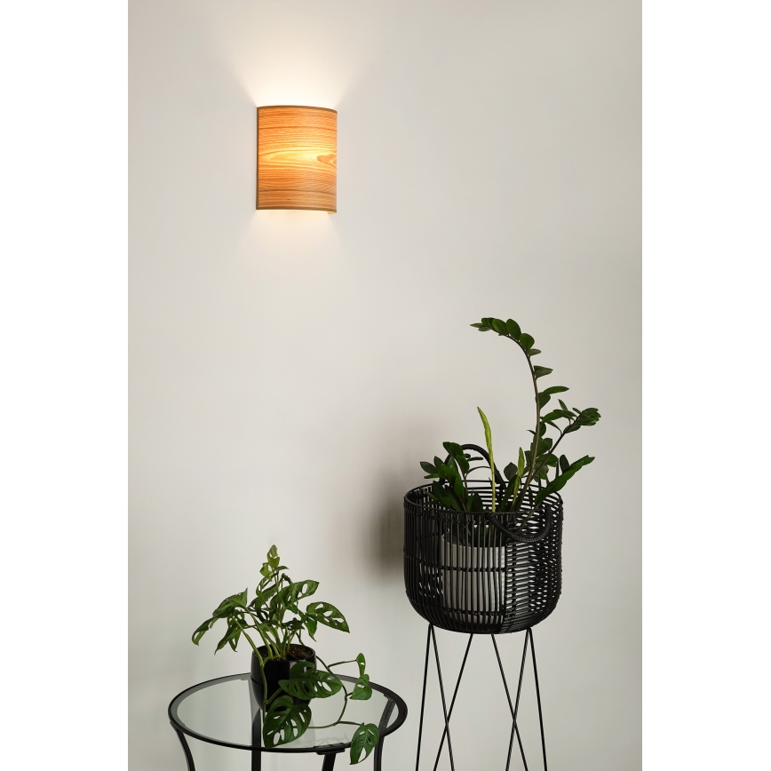 Brilagi - Kinkiet SEMI 1xE27/15W/230V śr. 20 cm brązowy
