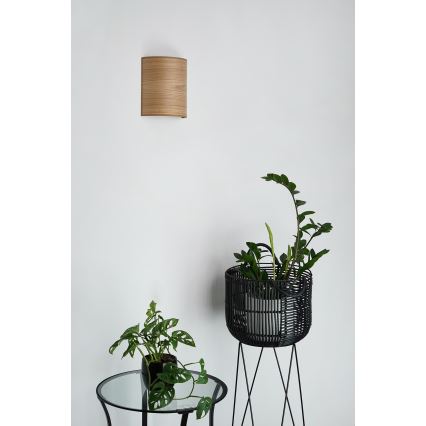 Brilagi - Kinkiet SEMI 1xE27/15W/230V śr. 20 cm brązowy