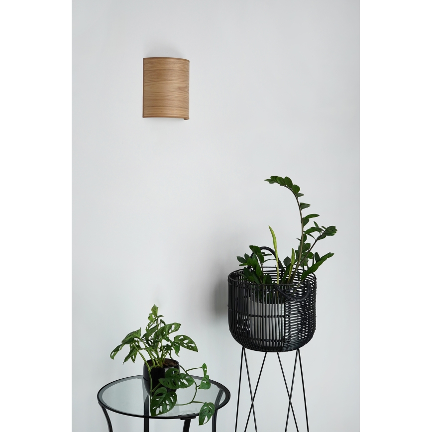 Brilagi - Kinkiet SEMI 1xE27/15W/230V śr. 20 cm brązowy