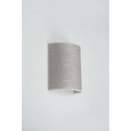 Brilagi - Kinkiet SEMI 1xE27/15W/230V śr. 20 cm ciemnoszary