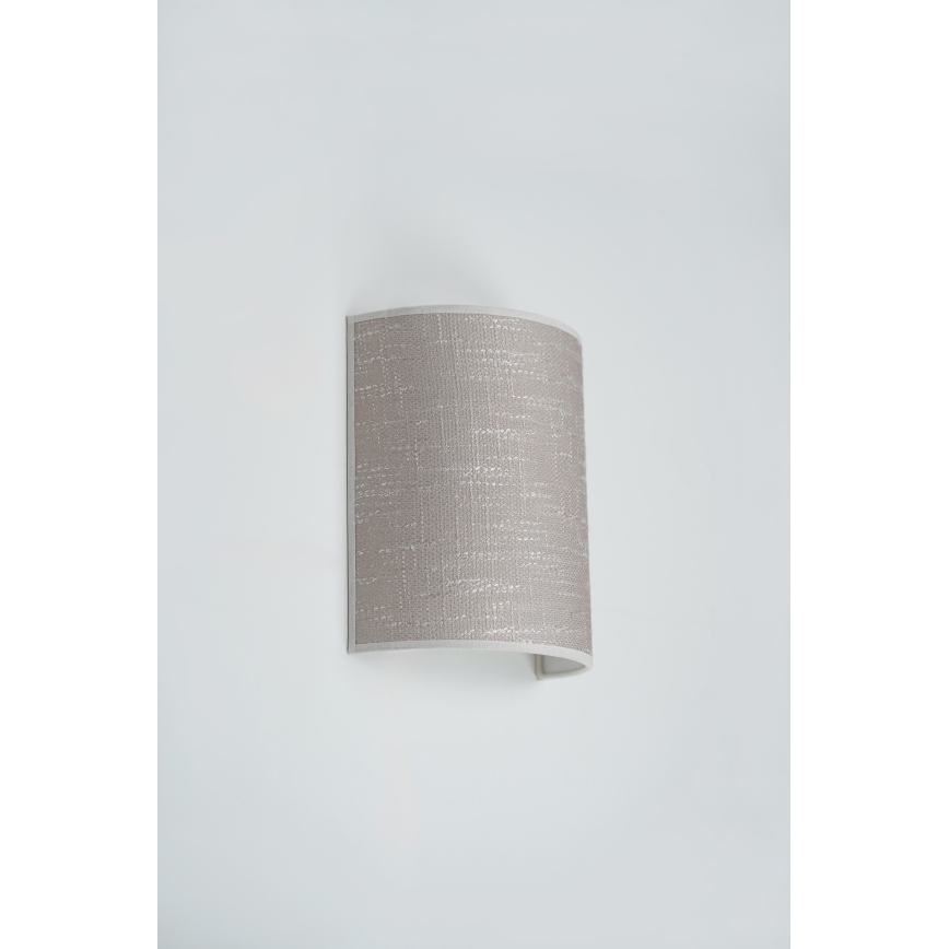 Brilagi - Kinkiet SEMI 1xE27/15W/230V śr. 20 cm ciemnoszary