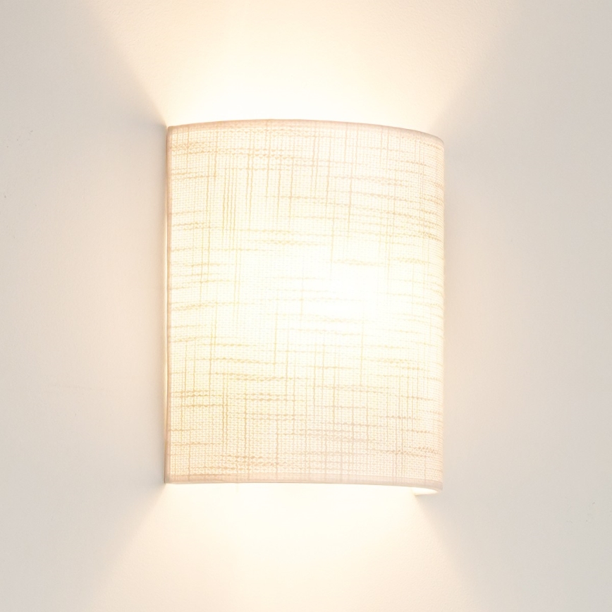 Brilagi - Kinkiet SEMI 1xE27/15W/230V śr. 20 cm jasnoszary