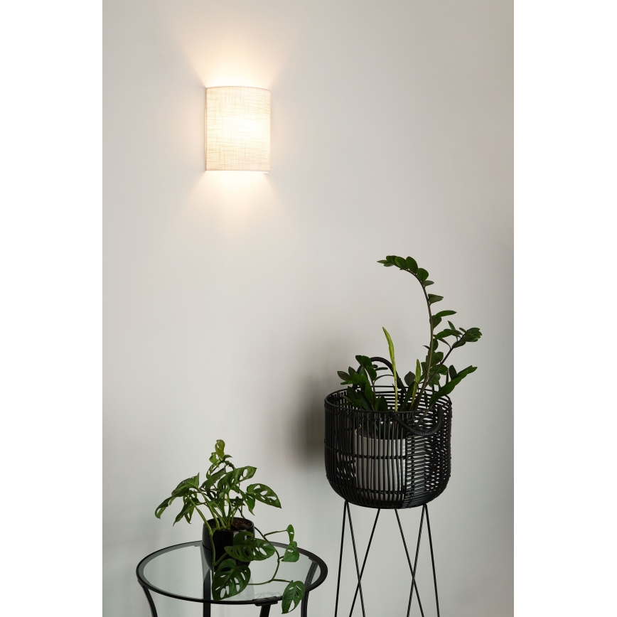 Brilagi - Kinkiet SEMI 1xE27/15W/230V śr. 20 cm jasnoszary