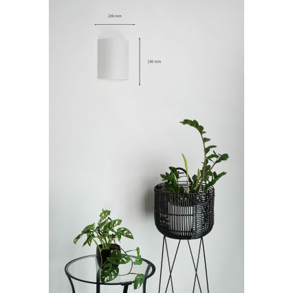 Brilagi - Kinkiet SEMI 1xE27/15W/230V śr. 20 cm jasnoszary