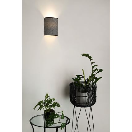 Brilagi - Kinkiet SEMI 1xE27/15W/230V śr. 20 cm szary