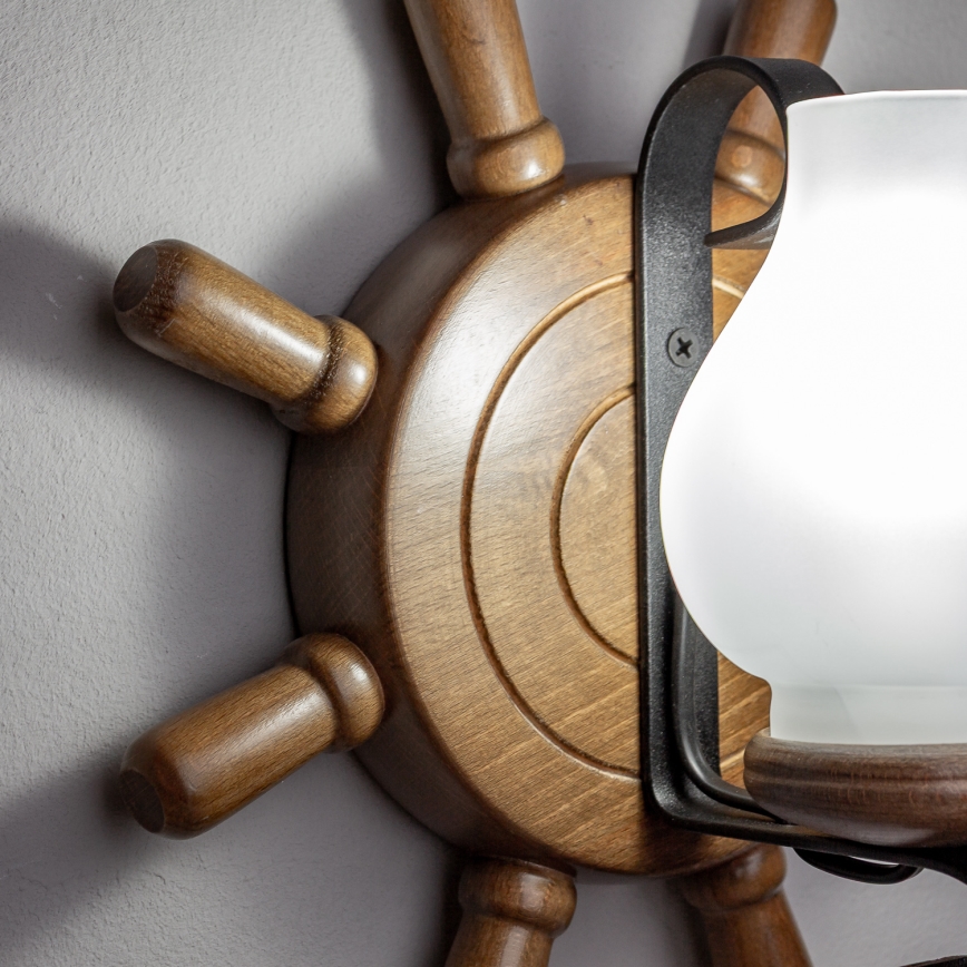 Brilagi - Kinkiet TIMONA 1xE14/40W/230V buk/orzech