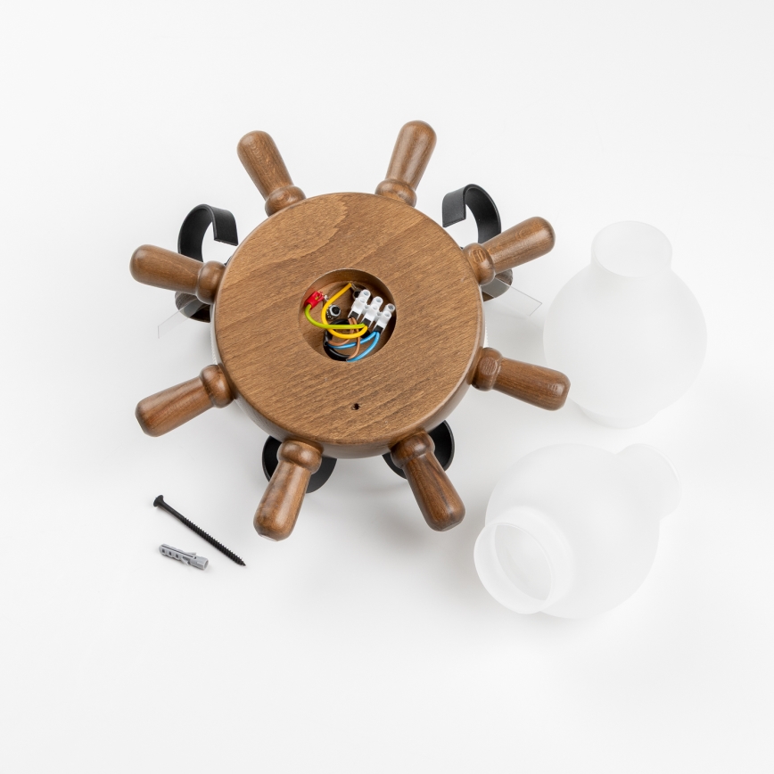 Brilagi - Kinkiet TIMONA 2xE14/40W/230V buk/orzech