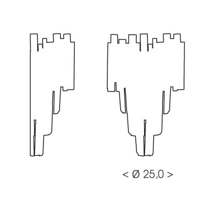 Brilagi - Kinkiet VERVE 2xE14/40W/230V czarny