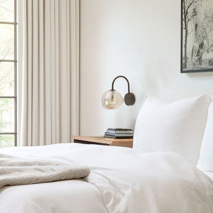 Brilagi - Kinkiet VULCANO 1xG9/8W/230V brązowy/dymny beż