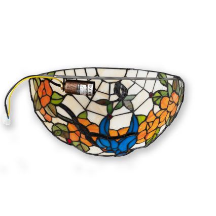 Brilagi - Kinkiet witrażowy Tiffany JUNGLE 1xE14/40W/230V