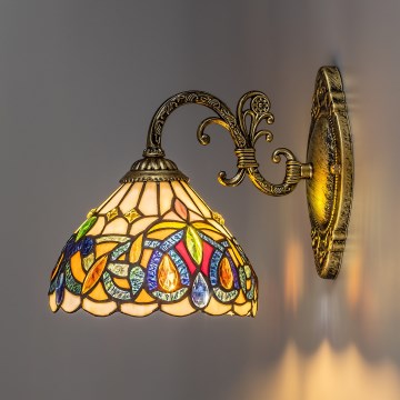 Brilagi - Kinkiet witrażowy Tiffany LUISA 1xE27/40W/230V