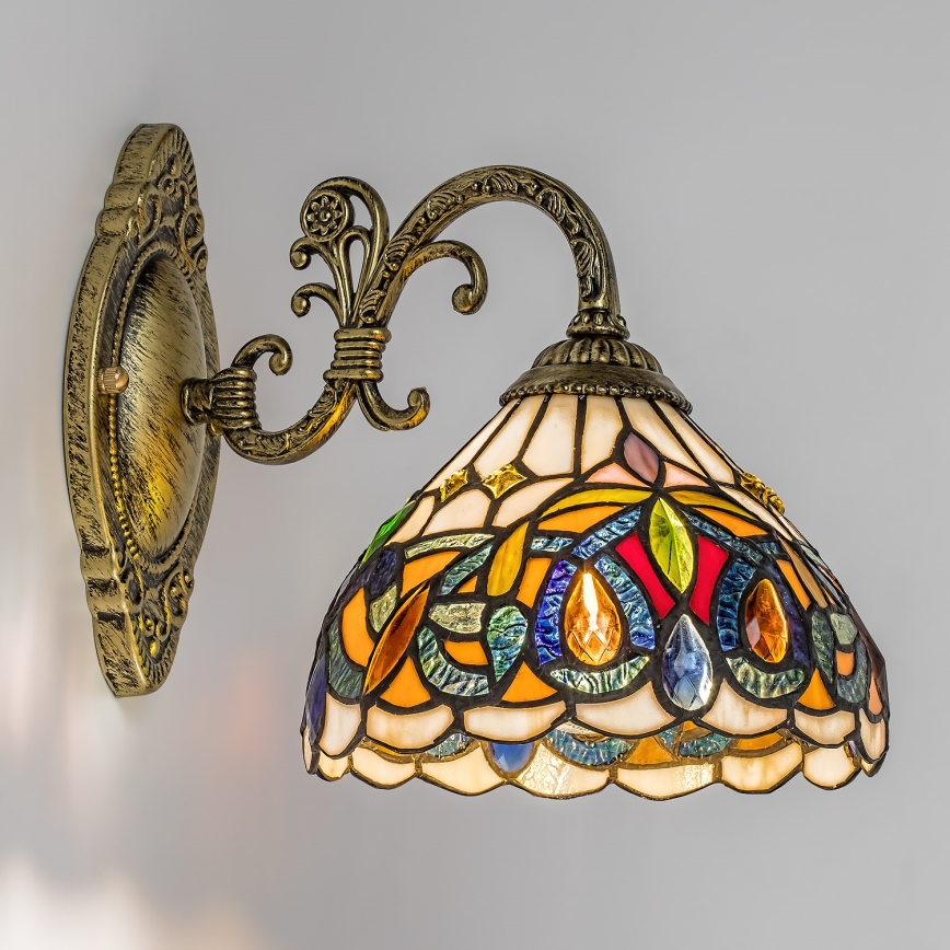 Brilagi - Kinkiet witrażowy Tiffany LUISA 1xE27/40W/230V