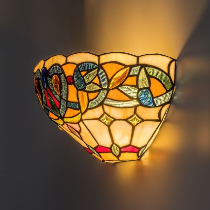 Brilagi - Kinkiet witrażowy Tiffany LUISA 1xE27/40W/230V