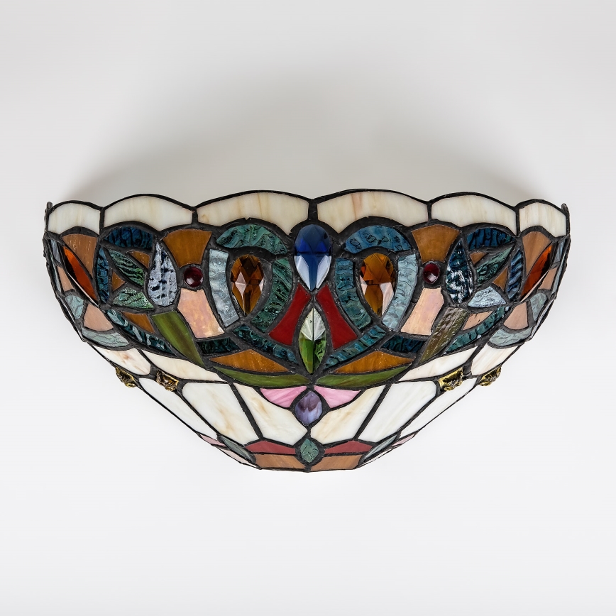 Brilagi - Kinkiet witrażowy Tiffany LUISA 1xE27/40W/230V