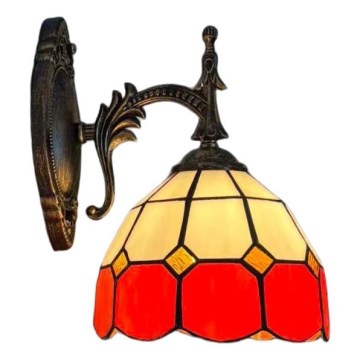 Brilagi - Kinkiet witrażowy Tiffany SIENNA 1xE14/40W/230V