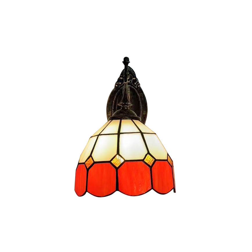 Brilagi - Kinkiet witrażowy Tiffany SIENNA 1xE14/40W/230V
