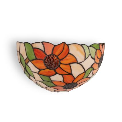 Brilagi - Kinkiet witrażowy Tiffany SUNFLOWER 1xE14/40W/230V
