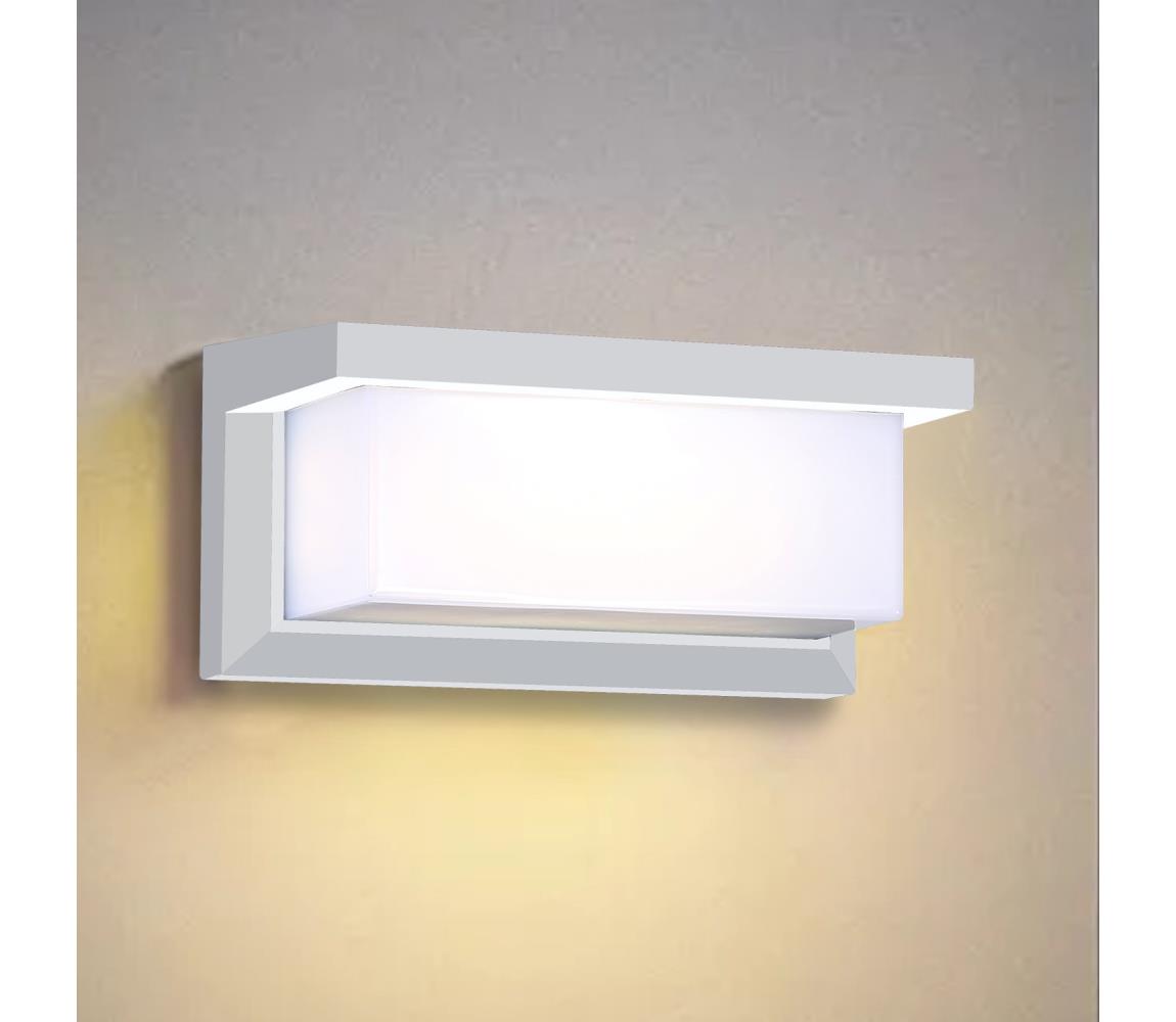 Brilagi - Kinkiet zewnętrzny BRICKY 1xE27/60W/230V biały IP54