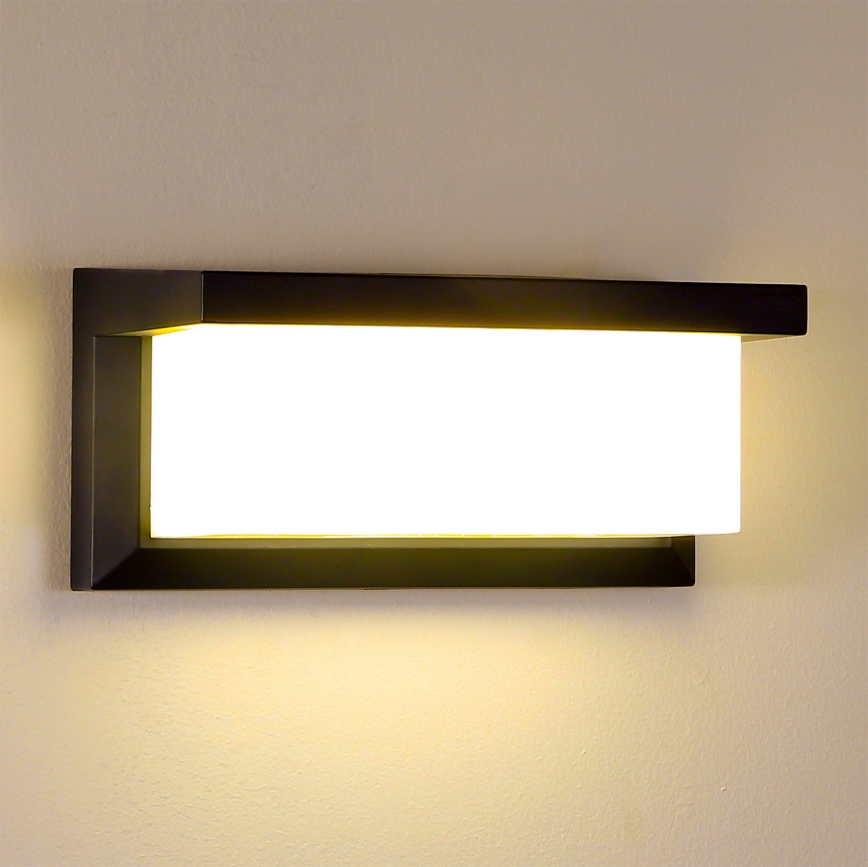 Brilagi - Kinkiet zewnętrzny BRICKY 1xE27/60W/230V czarny IP54